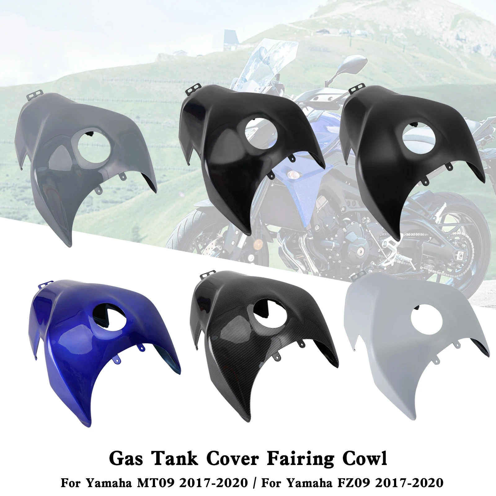 Artudatech Gas Tank Cover Trim Fairing Cowl For Yamaha MT-09 MT09 FZ09 2017-2020 Motor Parts 
Artudatech Gas Tank Cover Trim Fairing Cowl For Yamaha MT-09 MT09 FZ09 2017-2020 Motor Parts