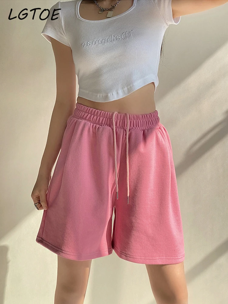Summer High Waist Casual Shorts Sweatpants Women Straight Five Points Oversized Pants Y2k Pink Black Sporty Streetwear Trousers
Summer High Waist Casual Shorts Sweatpants Women Straight Five Points Oversized Pants Y2k Pink Black Sporty Streetwear Trousers
