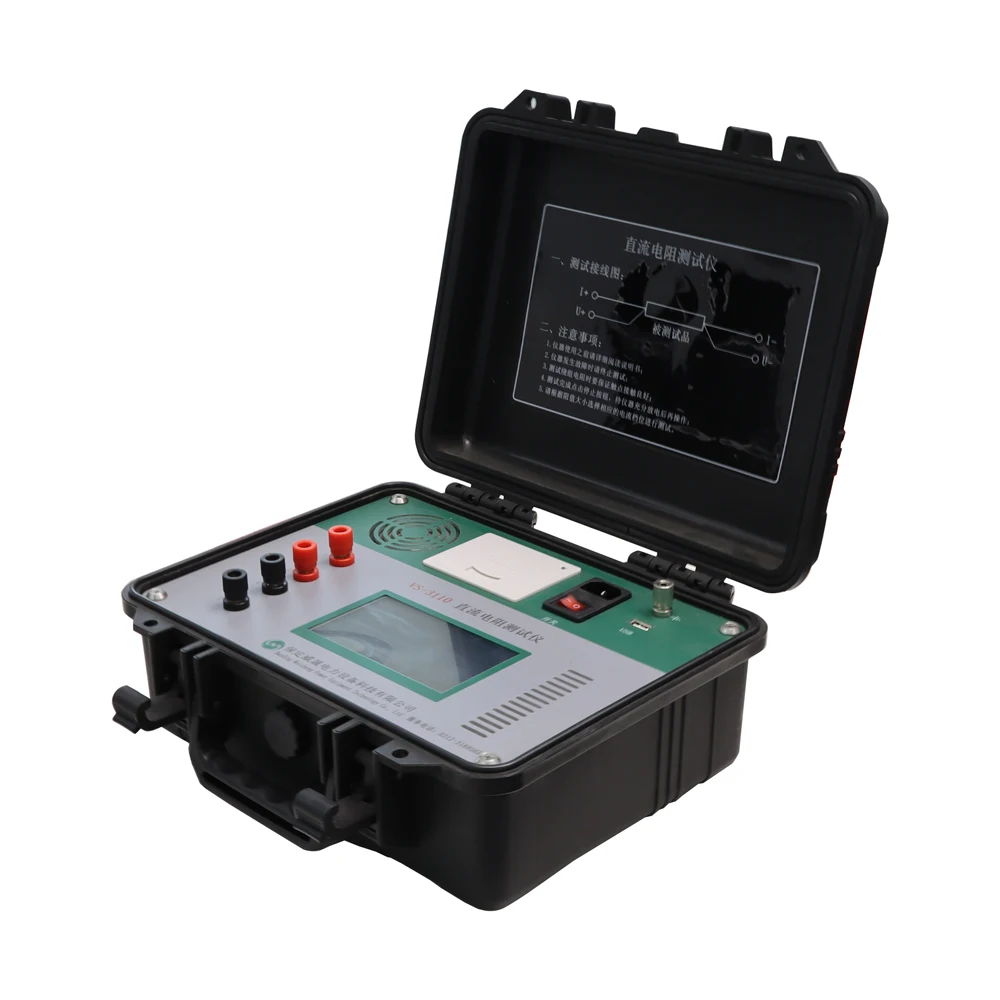 Factory Price 50A Transformer DC Resistance Tester Winding Resistance Transformer Winding Resistance Testing Equipment
Factory Price 50A Transformer DC Resistance Tester Winding Resistance Transformer Winding Resistance Testing Equipment