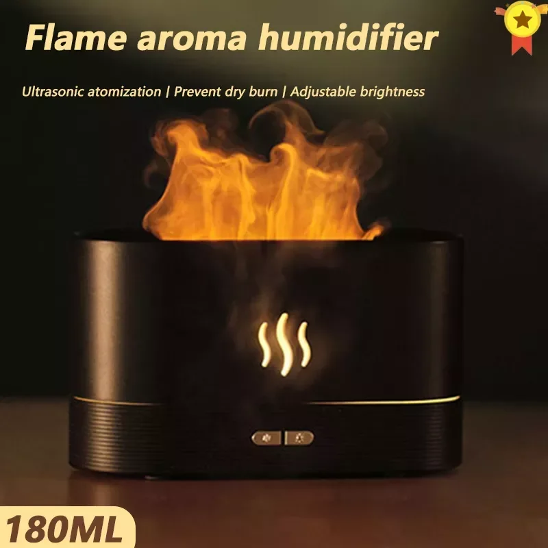 USB Essential Oil Diffuser Simulation Flame Ultrasonic Humidifier Home Office Air Freshener Fragrance Sooth Sleep Atomizer
USB Essential Oil Diffuser Simulation Flame Ultrasonic Humidifier Home Office Air Freshener Fragrance Sooth Sleep Atomizer