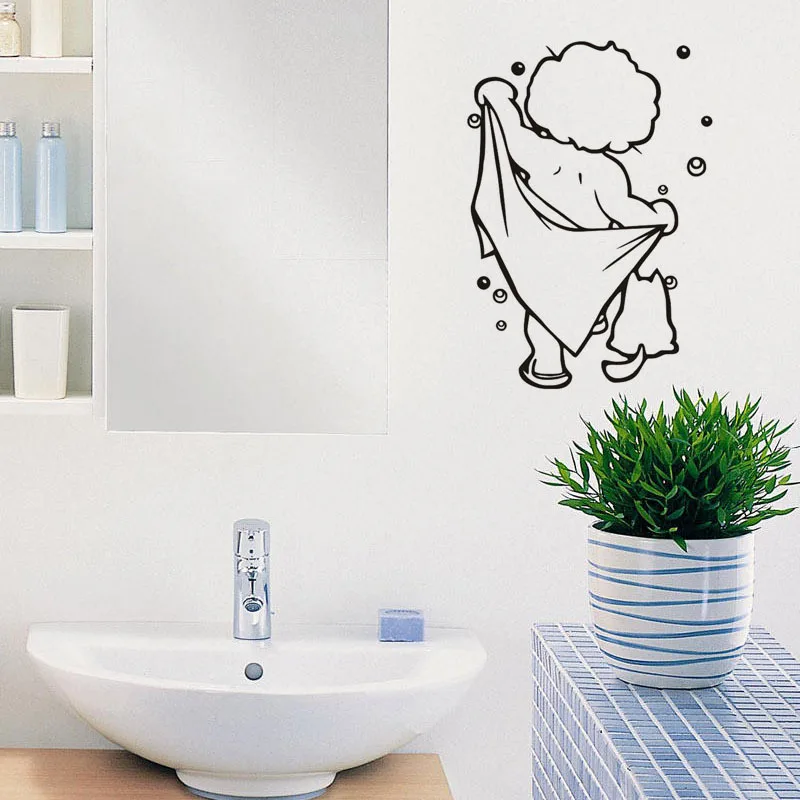 Hot Selling Personality Creative Children's Bathroom Home Wall Stickers Decoration Black Carved First Generation Stickers
Hot Selling Personality Creative Children's Bathroom Home Wall Stickers Decoration Black Carved First Generation Stickers