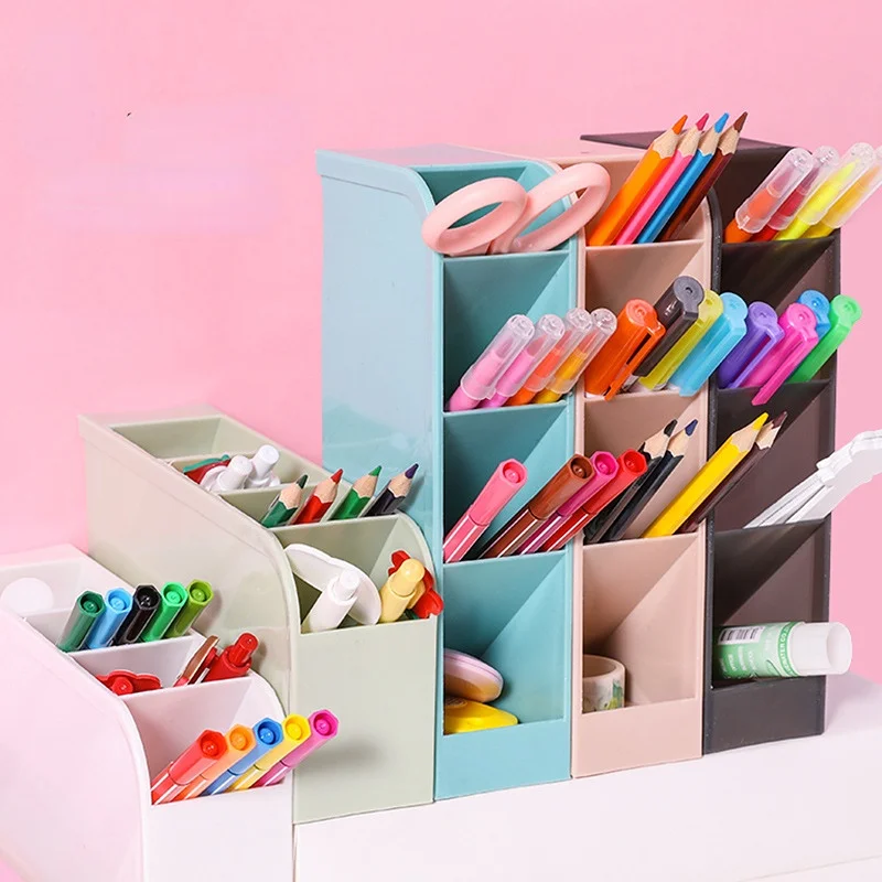 Multi-function Desktop Pen Holder for Obliquely Inserted 4 Grid Office School Storage Case Desk Pen Pencil Organizer
Multi-function Desktop Pen Holder for Obliquely Inserted 4 Grid Office School Storage Case Desk Pen Pencil Organizer