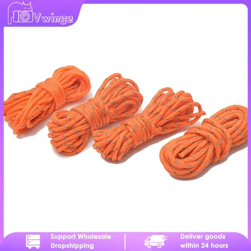 4m Rope Luminous For Hiking Camping Polypropylene Windproof Rope Set Reflective Outdoor Camping Tent Polyester Yarn Tent Rope
4m Rope Luminous For Hiking Camping Polypropylene Windproof Rope Set Reflective Outdoor Camping Tent Polyester Yarn Tent Rope