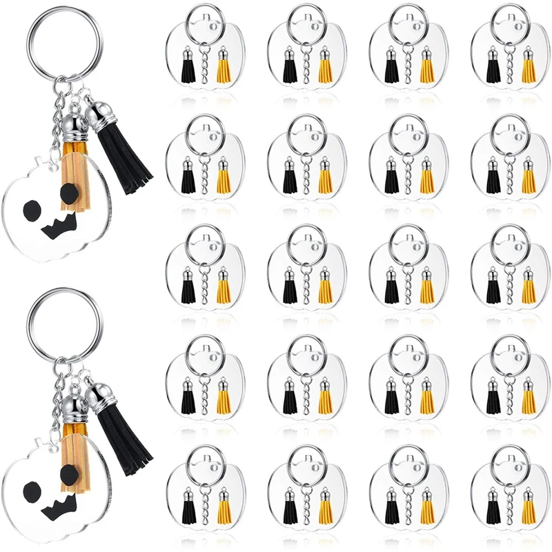100 Pieces Acrylic Keychain Making Set,Pumpkin Shape Keychain Blanks, Keychain Tassels Pendants For DIY Crafts Halloween
100 Pieces Acrylic Keychain Making Set,Pumpkin Shape Keychain Blanks, Keychain Tassels Pendants For DIY Crafts Halloween