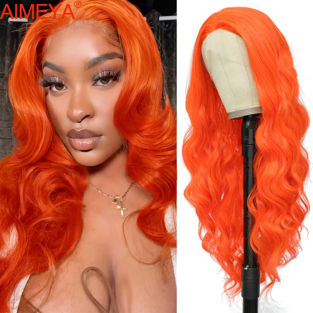 Orange Ginger Synthetic Lace Front Wig for Women Body Wave Wig Water Wave Long Synthetic Lace Wig Daily Cosplay Wig Colored Wigs
Orange Ginger Synthetic Lace Front Wig for Women Body Wave Wig Water Wave Long Synthetic Lace Wig Daily Cosplay Wig Colored Wigs