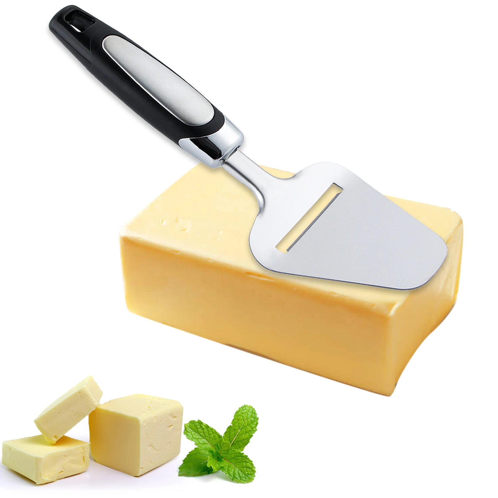 Cheese Peeler Butter Slice Cutting Knife Stainless Steel Plane Cheese Cutter Kitchen Cooking Cheese Slicer Shovel Tool
Cheese Peeler Butter Slice Cutting Knife Stainless Steel Plane Cheese Cutter Kitchen Cooking Cheese Slicer Shovel Tool