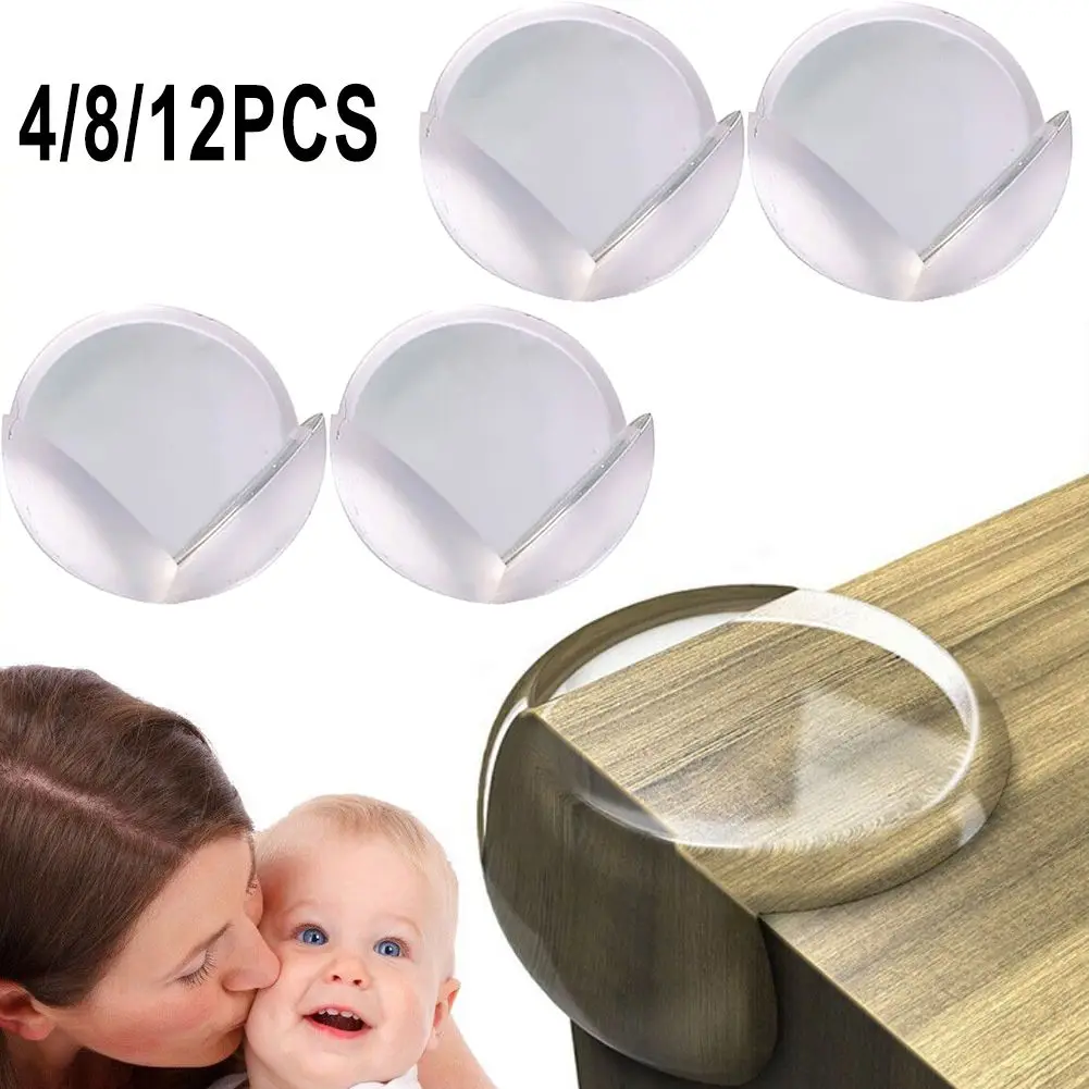 

4/8/12pcs Edge Protector Safety Corner Cushions Clear Table Desk Corner Edge Guard Cushion For Baby Child Kids Anti-collision