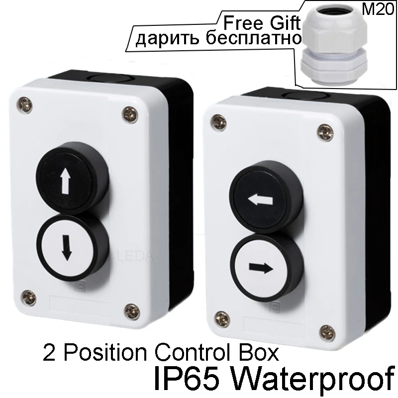 1Pcs Self Sealing Waterproof Self Reset Button Switch Industrial Handhold Control Button Box With Black White Arrow Symbol
1Pcs Self Sealing Waterproof Self Reset Button Switch Industrial Handhold Control Button Box With Black White Arrow Symbol