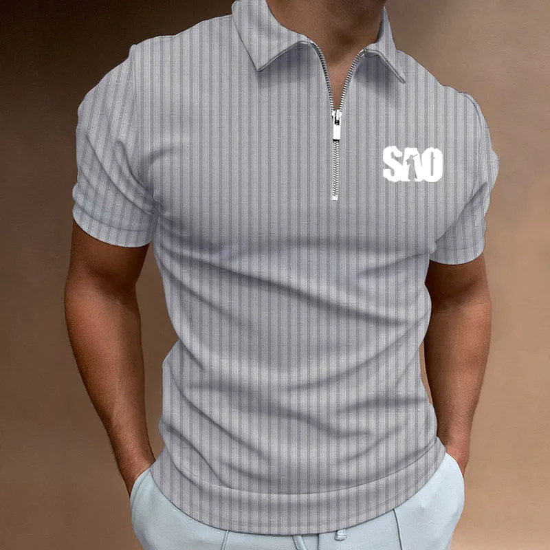 2023 Business men's T shirt High quality short sleeve top SAO Sword Art Online logo print Ice silk cotton men's POLO shirt
2023 Business men's T shirt High quality short sleeve top SAO Sword Art Online logo print Ice silk cotton men's POLO shirt