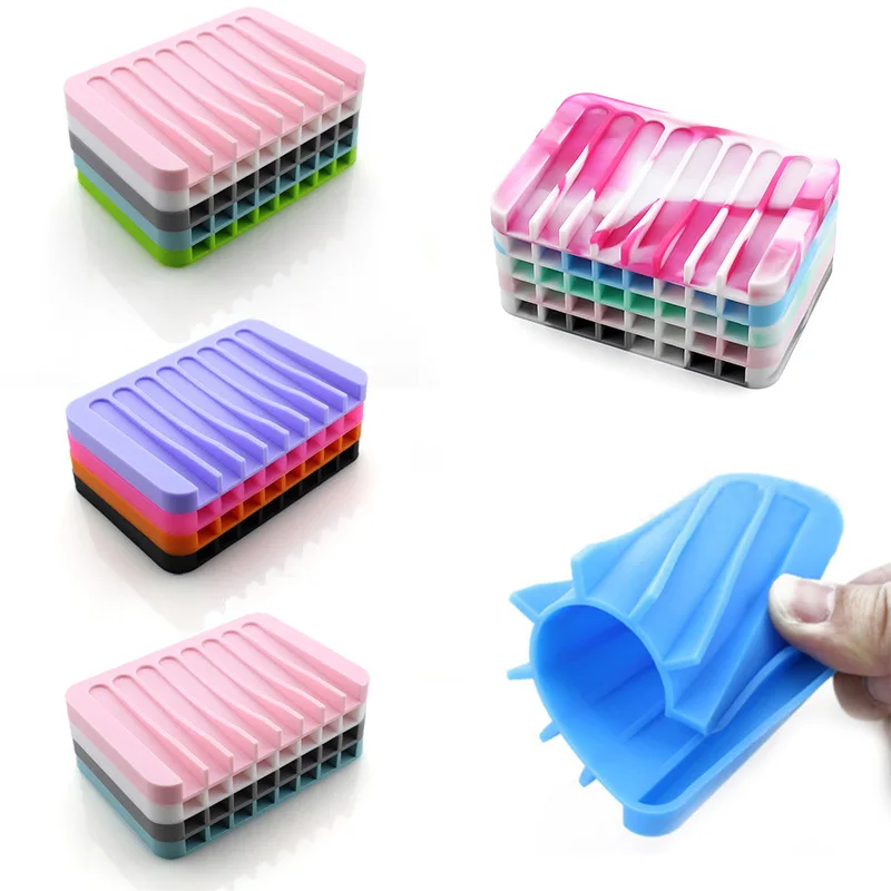 1Pc Bathroom Silicone Flexible Soap Dishes Storage Holder Soapbox Plate Tray Drain Bath Tools Drain Holder Bathroom Storage
1Pc Bathroom Silicone Flexible Soap Dishes Storage Holder Soapbox Plate Tray Drain Bath Tools Drain Holder Bathroom Storage