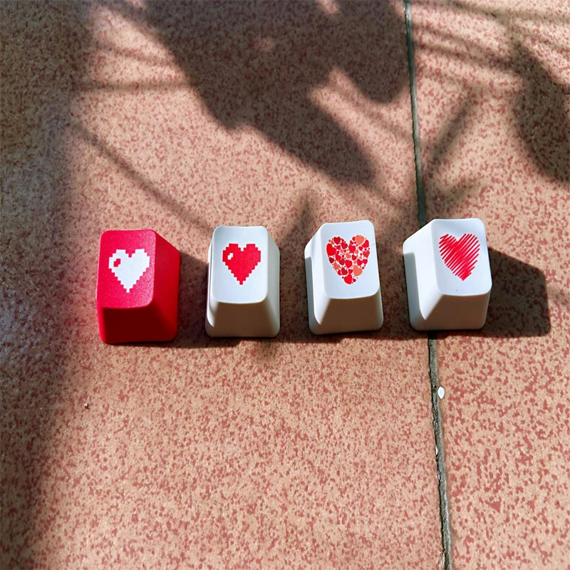 Red Love Pixel Heart Pink Cherry Pbt Sublimation Cartoon Cute Diy Mechanical Keyboard Keycap Wholesale
Red Love Pixel Heart Pink Cherry Pbt Sublimation Cartoon Cute Diy Mechanical Keyboard Keycap Wholesale