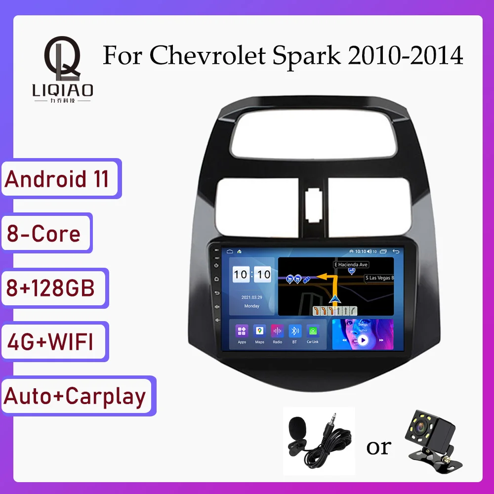 Автомобильный мультимедийный видеоплеер 2din для Chevrolet Spark 2010-2014 Android 11 GPS QLED 1280*720 сенсорный экран Bluetooth USB
Автомобильный мультимедийный видеоплеер 2din для Chevrolet Spark 2010-2014 Android 11 GPS QLED 1280*720 сенсорный экран Bluetooth USB