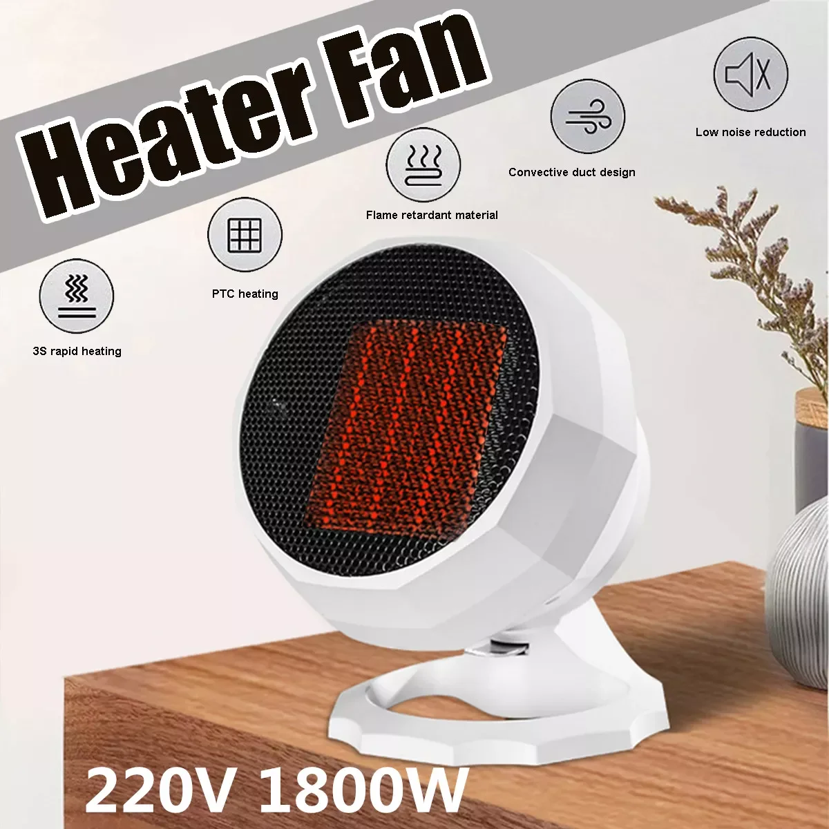 Industrial Heater Domestic Heater Energy Saving High Power Hot Fan Bathroom Electric Heating Office Drying Mini Heater Portable
Industrial Heater Domestic Heater Energy Saving High Power Hot Fan Bathroom Electric Heating Office Drying Mini Heater Portable
