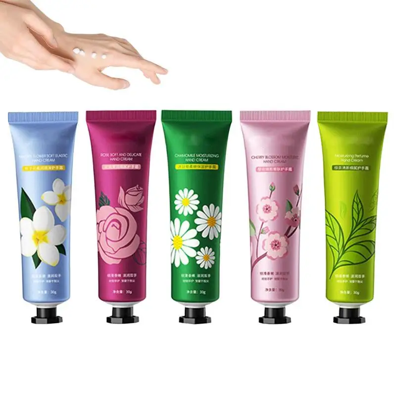 Hand Lotion Set Plant Fragrance Scented Hand Lotion 5pcs Nourishing Hand Care Cream For Dry Cracked Hands Body And Dry Skin
Hand Lotion Set Plant Fragrance Scented Hand Lotion 5pcs Nourishing Hand Care Cream For Dry Cracked Hands Body And Dry Skin