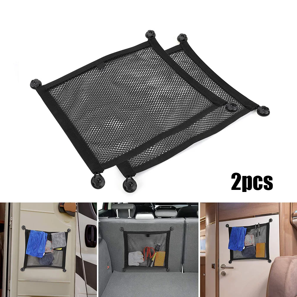 2pcs Car Trunk Organiser Boot Luggage Storage Net Tidy Elastic Caravan Mesh Bag Interior Accessories For Camper RV Motorhome Bus
2pcs Car Trunk Organiser Boot Luggage Storage Net Tidy Elastic Caravan Mesh Bag Interior Accessories For Camper RV Motorhome Bus