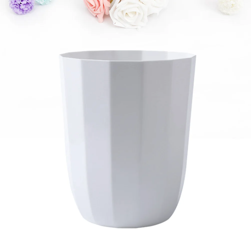 1pc Household Trash Can Open Trash Basket Plastic Basket for Bathroom Bedroom Kitchen (White)
1pc Household Trash Can Open Trash Basket Plastic Basket for Bathroom Bedroom Kitchen (White)