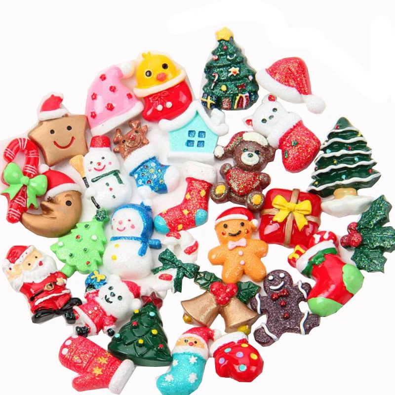 30Pcs Christmas Resin DIY Craft Flatback Cabochon Scrapbooking Hair Clips Embellishments Beads Decor Navidad Gifts New Year 2023
30Pcs Christmas Resin DIY Craft Flatback Cabochon Scrapbooking Hair Clips Embellishments Beads Decor Navidad Gifts New Year 2023