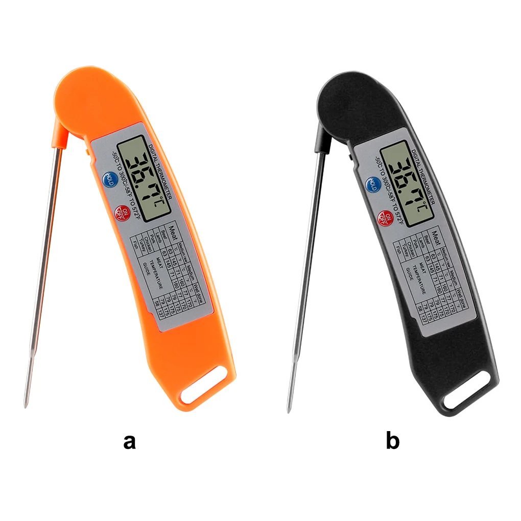 Портативный термометр для мяса с цифровым дисплеем, водонепроницаемый измеритель температуры для приготовления пищи с температурой от-50 д... 
Портативный термометр для мяса с цифровым дисплеем, водонепроницаемый измеритель температуры для приготовления пищи с температурой от-50 д...