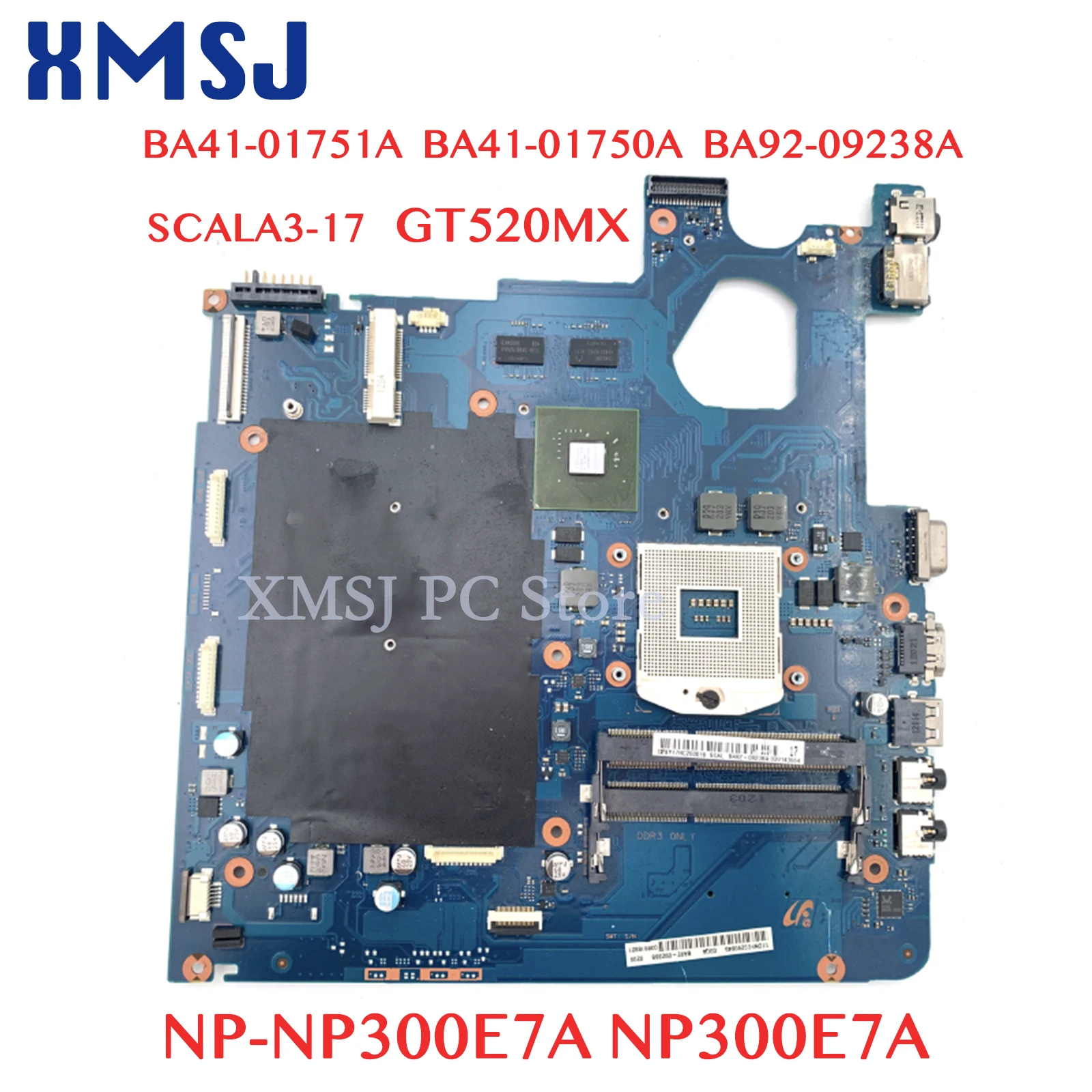 Xmai для SAMSUNG NP-NP300E7A NP300E7A SCALA3-17 BA41-01751A BA41-01750A BA92-09238A материнская плата для ноутбука HM65 DDR3 GT520MX
Xmai для SAMSUNG NP-NP300E7A NP300E7A SCALA3-17 BA41-01751A BA41-01750A BA92-09238A материнская плата для ноутбука HM65 DDR3 GT520MX