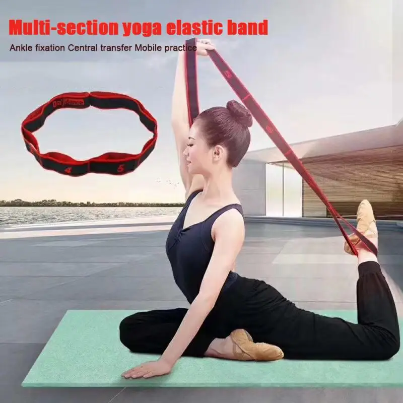 Yoga Pull Strap Belt Nylon Elastic Latin Dance Stretching Band Loop Yoga Pilates GYM Fitness Exercise Resistance Bands 8 Segment
Yoga Pull Strap Belt Nylon Elastic Latin Dance Stretching Band Loop Yoga Pilates GYM Fitness Exercise Resistance Bands 8 Segment