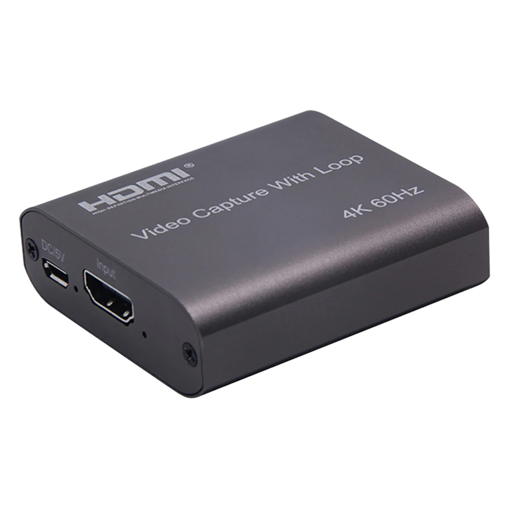 Game Online Teaching 4K 60Hz Live Streaming USB3.0 for Aluminium Alloy DVD Video Card Loop Out Grabber Conferencing
Game Online Teaching 4K 60Hz Live Streaming USB3.0 for Aluminium Alloy DVD Video Card Loop Out Grabber Conferencing