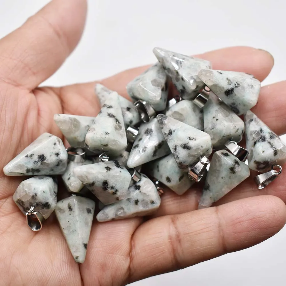 Fashion high quality natural stone Tianshan faceted pendulum charms pendants for jewelry making Wholesale 20pcs/lots free
Fashion high quality natural stone Tianshan faceted pendulum charms pendants for jewelry making Wholesale 20pcs/lots free