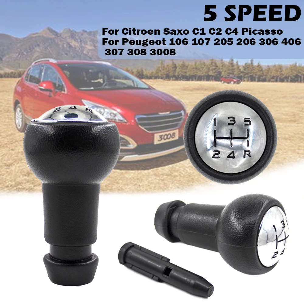 5 Speed Car Manual Gear Shift Knob For Peugeot 106 206 207 306 307 308 309 408 406 407 806 Citroen C1 C3 C4 Picasso Berlingo
5 Speed Car Manual Gear Shift Knob For Peugeot 106 206 207 306 307 308 309 408 406 407 806 Citroen C1 C3 C4 Picasso Berlingo
