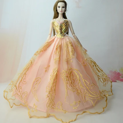 Orange Lace Floral 1/6 BJD Doll Dress For Barbie Clothes Outfits Princess Wedding Dresses Gown 11.5" Dolls Accessories Kids Toys
Orange Lace Floral 1/6 BJD Doll Dress For Barbie Clothes Outfits Princess Wedding Dresses Gown 11.5" Dolls Accessories Kids Toys