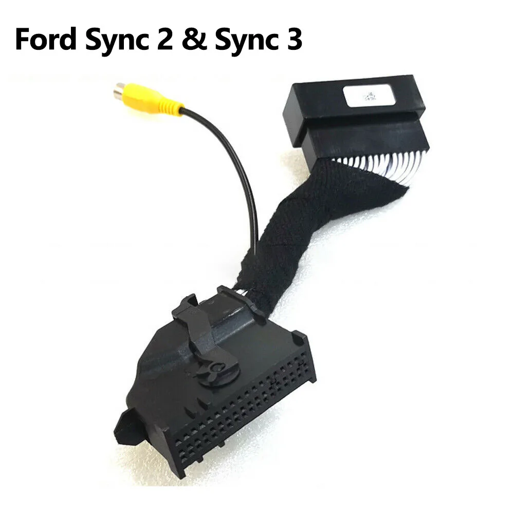 

Для Ford 54-Pin SYNC 2/ SYNC 3 с RCA камерой заднего вида адаптер кабель жгут для Mustang 2019 + W/ SYNC 4,2 "экран оптом падение