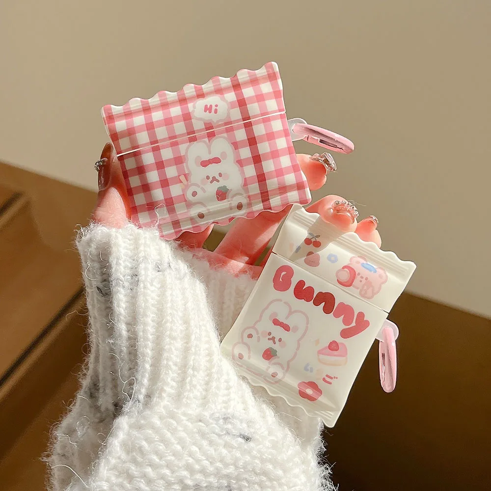 Korean Cartoon Cute Rabbit Cake Red Lattice Shockproof Silicone Soft Wireless Bluetooth Earphone Case For Airpods Pro 2 1 3 Case
Korean Cartoon Cute Rabbit Cake Red Lattice Shockproof Silicone Soft Wireless Bluetooth Earphone Case For Airpods Pro 2 1 3 Case