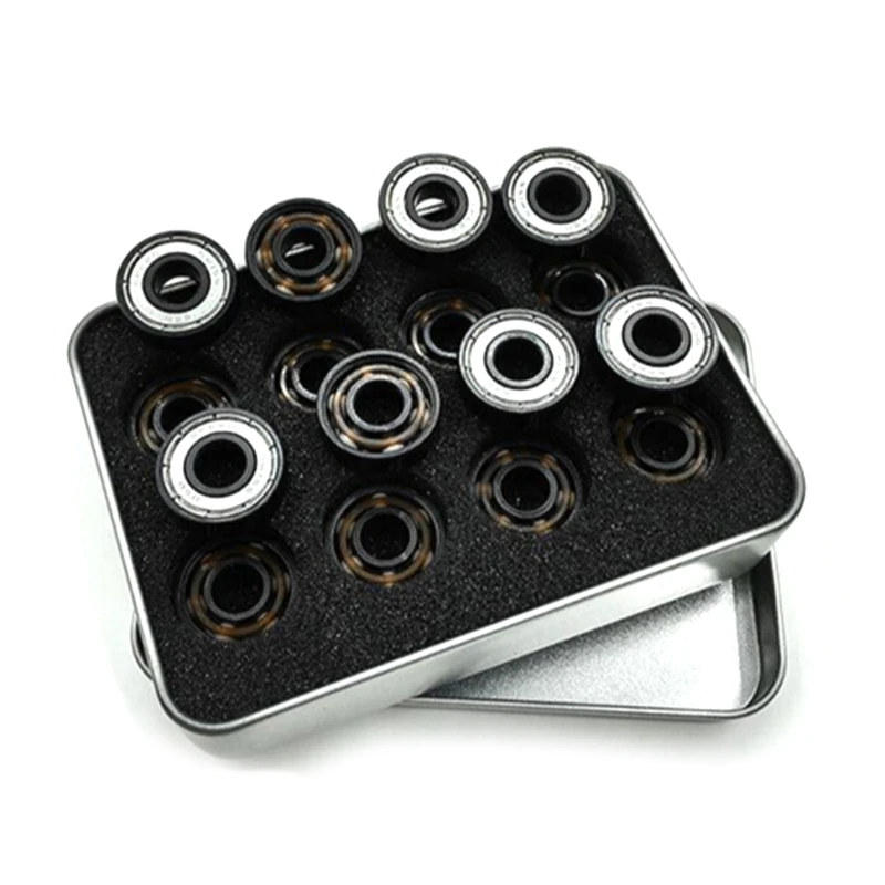16Pc Abec9 BSB Swiss Speed Bearing 608 White Ceramic Balls Inline Skate Roller Skates Skateboard BSB Bearings
16Pc Abec9 BSB Swiss Speed Bearing 608 White Ceramic Balls Inline Skate Roller Skates Skateboard BSB Bearings