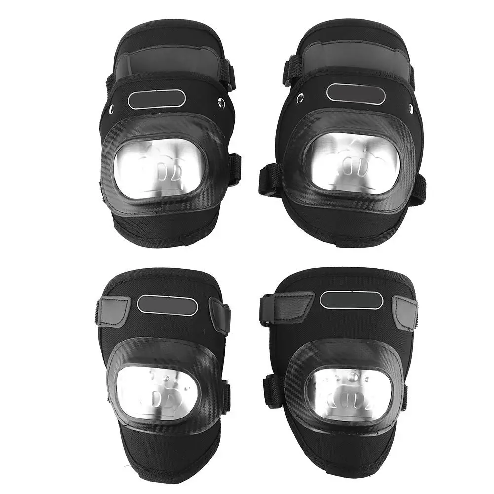 4Pcs/Set Kneepad Elbow Pad Kit Stainless Steel Adjustable Outdoor Sports Protective Gear for Motorcycle Riding
4Pcs/Set Kneepad Elbow Pad Kit Stainless Steel Adjustable Outdoor Sports Protective Gear for Motorcycle Riding