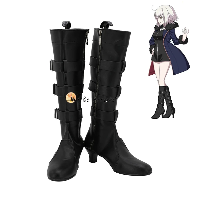 Game Fate Grand Order FGO Jeanne d'Arc Alter Cosplay Boots Black High Heel Shoes Custom Made Halloween Carnival Fancy Party Prop
Game Fate Grand Order FGO Jeanne d'Arc Alter Cosplay Boots Black High Heel Shoes Custom Made Halloween Carnival Fancy Party Prop