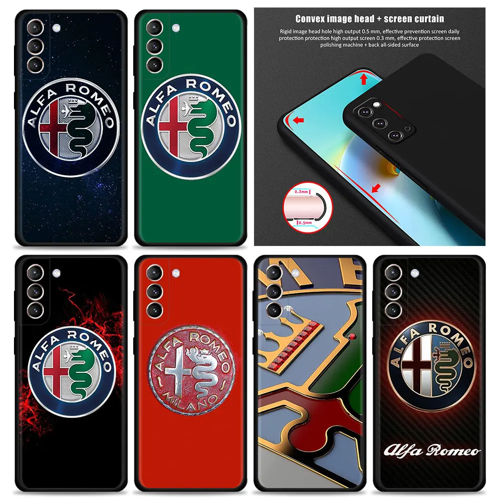 for Samsung s20 fe Case Galaxy s21 ultra s22 s10 s20 plus s22ultra Note 20ultra 10plus Funda Luxury Sport Car Alfa Romeo
for Samsung s20 fe Case Galaxy s21 ultra s22 s10 s20 plus s22ultra Note 20ultra 10plus Funda Luxury Sport Car Alfa Romeo