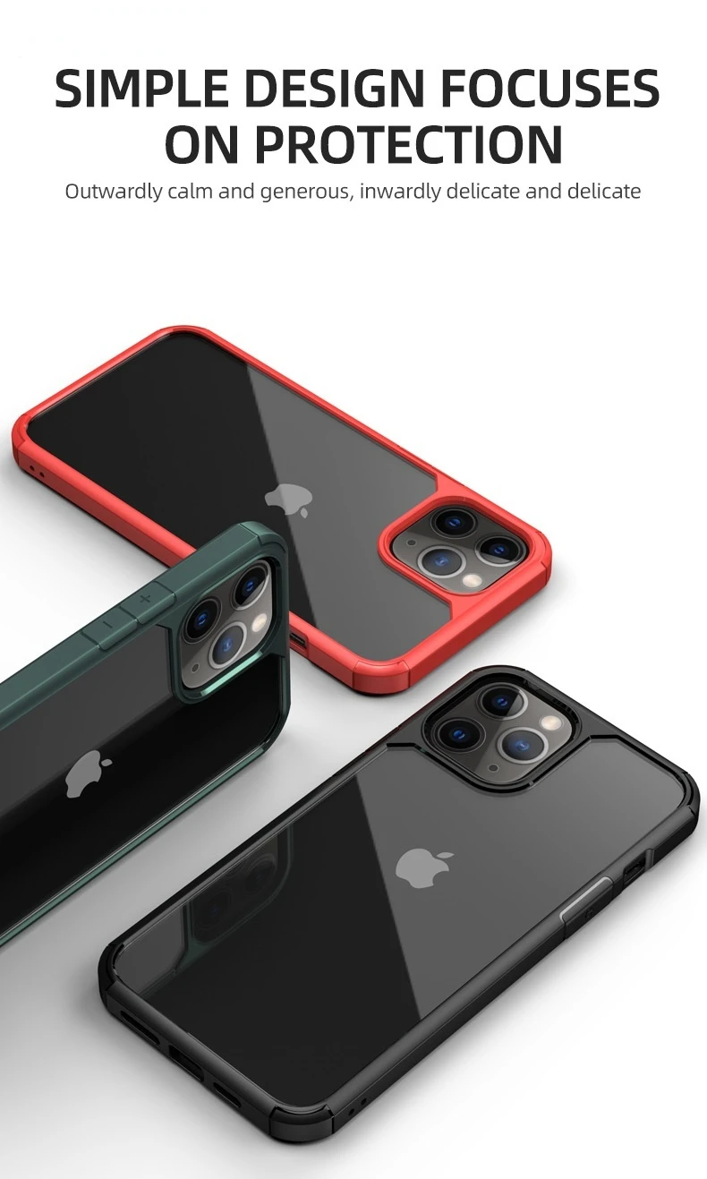 Suitable for Apple 12promax Mobile Phone Case Transparent Iphone12pro Protective Cover Anti Falling 12mini New Case
Suitable for Apple 12promax Mobile Phone Case Transparent Iphone12pro Protective Cover Anti Falling 12mini New Case