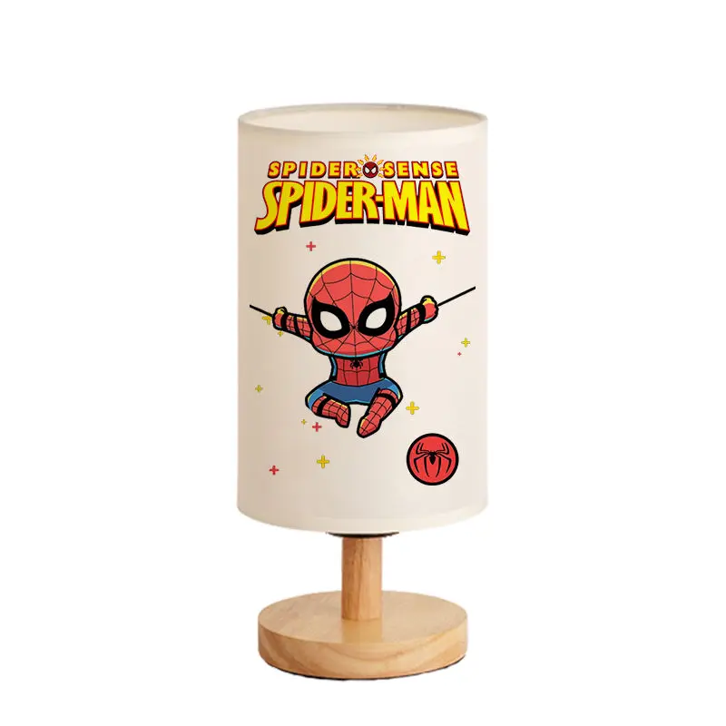 

Анимация Marvel, периферийный крутой мультяшный красивый человек-паук, спальня, ночная лампа, необычная настольная лампа, праздничный подарок, оптовая продажа