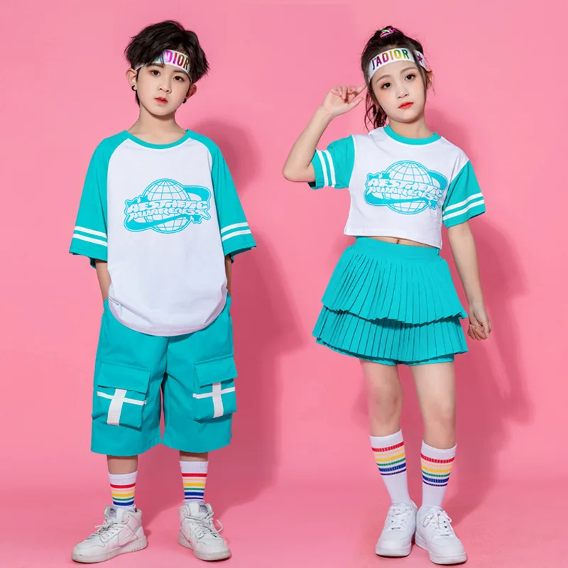 Children's performance clothes Cheerleading dance performance clothes Hip hop students' sports meet opening ceremony clothes
Children's performance clothes Cheerleading dance performance clothes Hip hop students' sports meet opening ceremony clothes