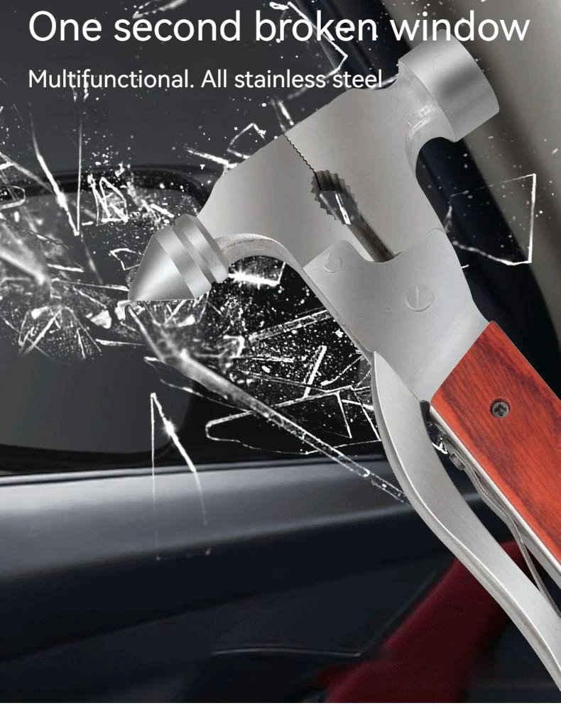 Car Safety Hammer, Multi-function Car Glass One-second Window Breaker, Emergency Escape Self-rescue Tool for Fire Fighting
Car Safety Hammer, Multi-function Car Glass One-second Window Breaker, Emergency Escape Self-rescue Tool for Fire Fighting