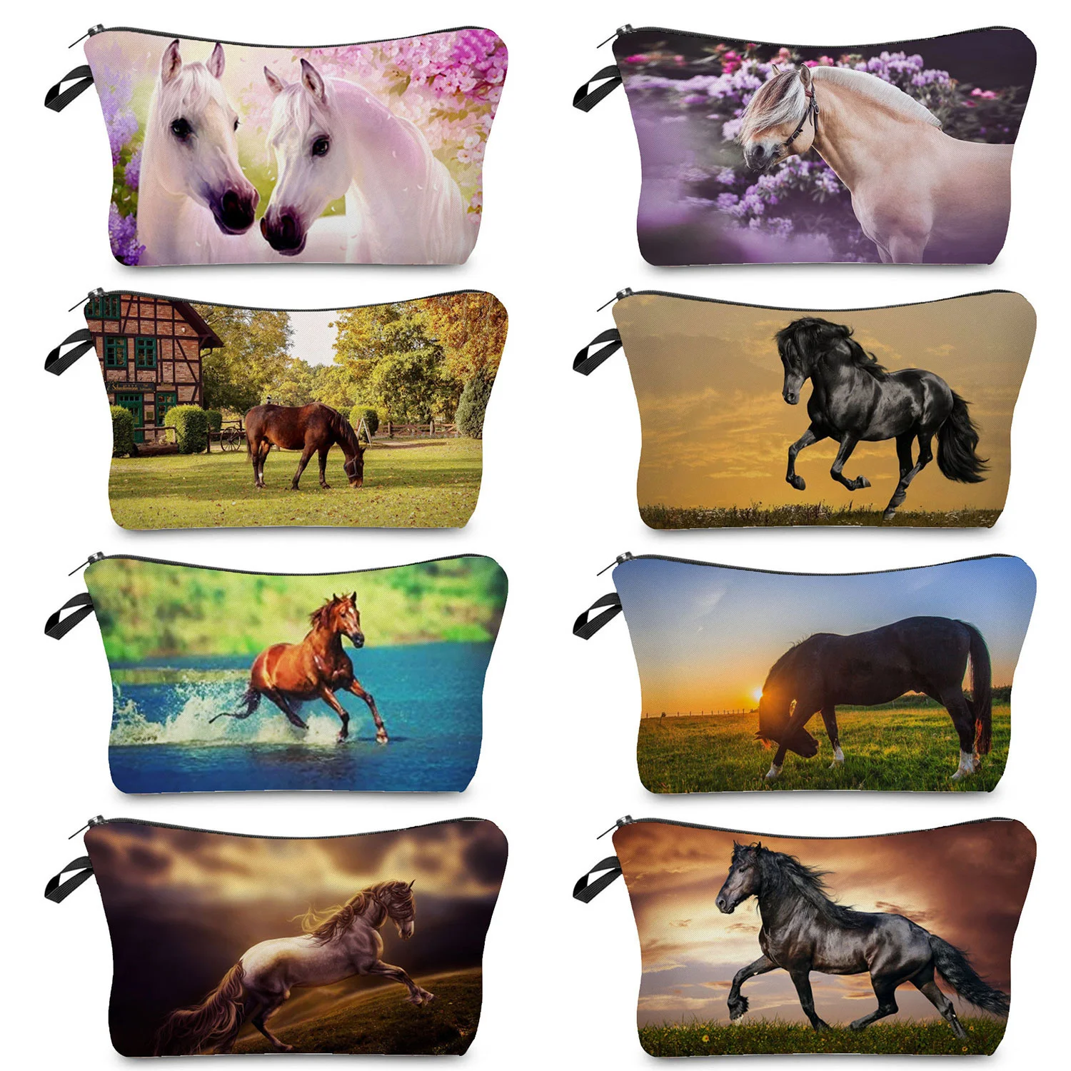 Animal Horse Print Makeup Bags For Women Mini Toiletry Bag Portable Travel Practical Pouch Birthday Custom Pattern Cosmetics Bag
Animal Horse Print Makeup Bags For Women Mini Toiletry Bag Portable Travel Practical Pouch Birthday Custom Pattern Cosmetics Bag