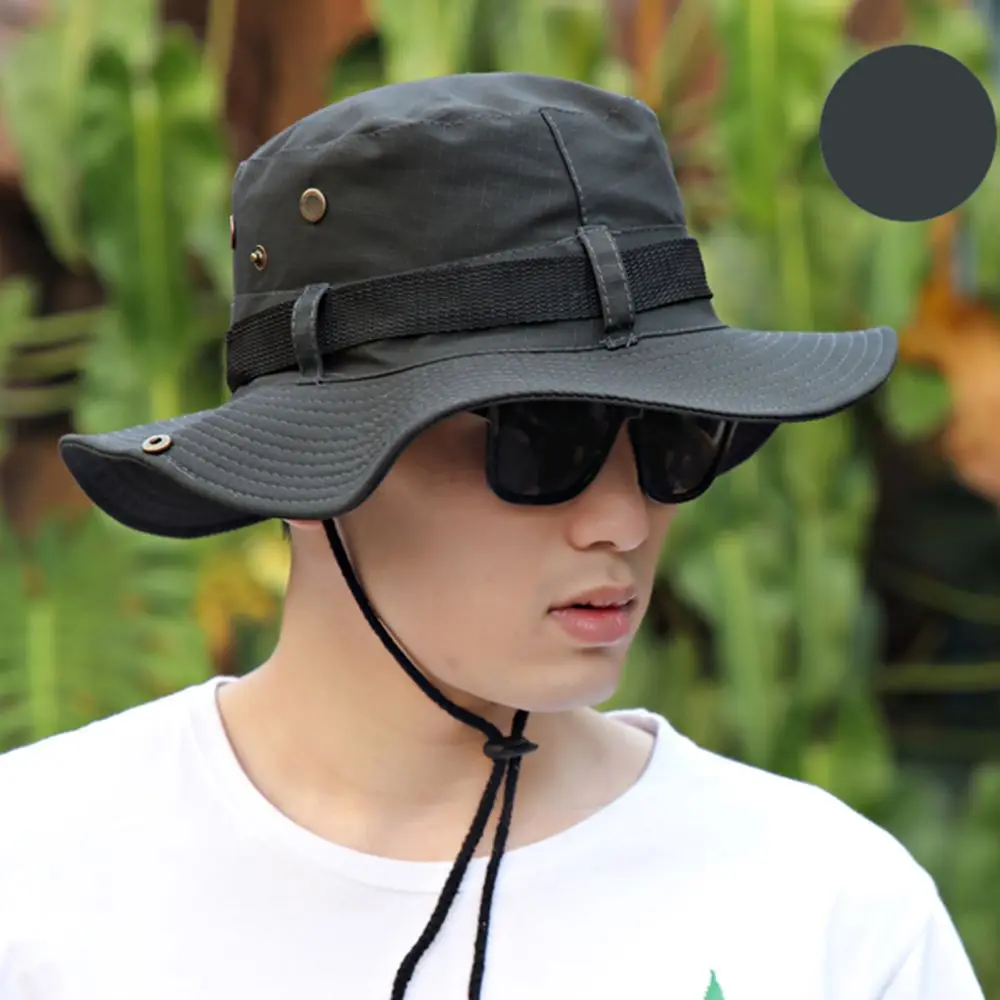 Men Garden Outdoor Wide Brim Hiking Cap Sun Hat Neck Flap Cover Bucket Hat 
Men Garden Outdoor Wide Brim Hiking Cap Sun Hat Neck Flap Cover Bucket Hat
