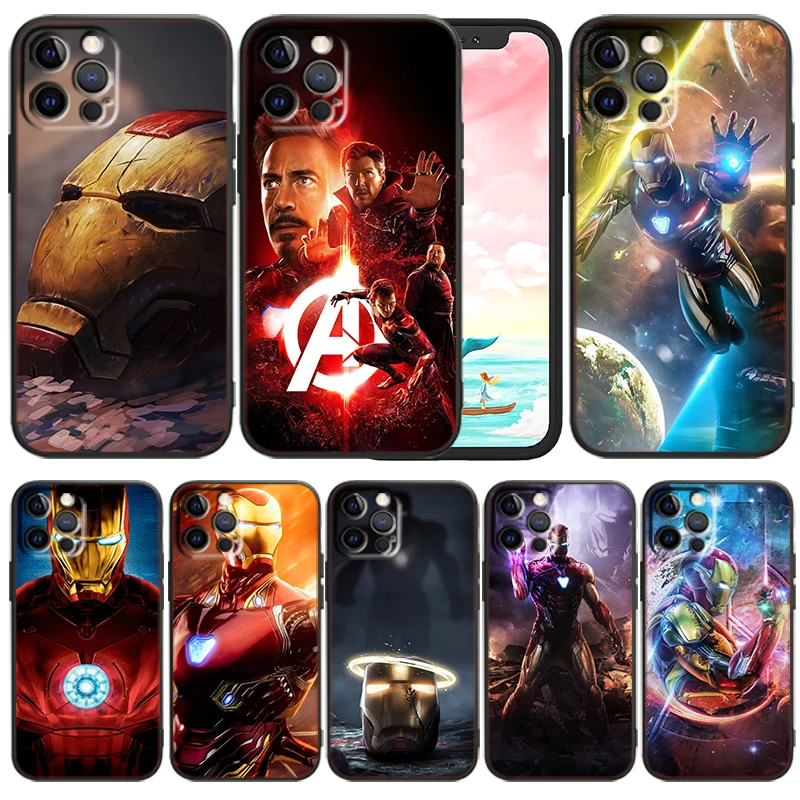 Marvel Iron Man Mech For Apple iPhone 13 12 Mini 11 XS Pro Max X XR 8 7 6 Plus SE 2020 5 Funda Capa Black Soft Phone Case
Marvel Iron Man Mech For Apple iPhone 13 12 Mini 11 XS Pro Max X XR 8 7 6 Plus SE 2020 5 Funda Capa Black Soft Phone Case