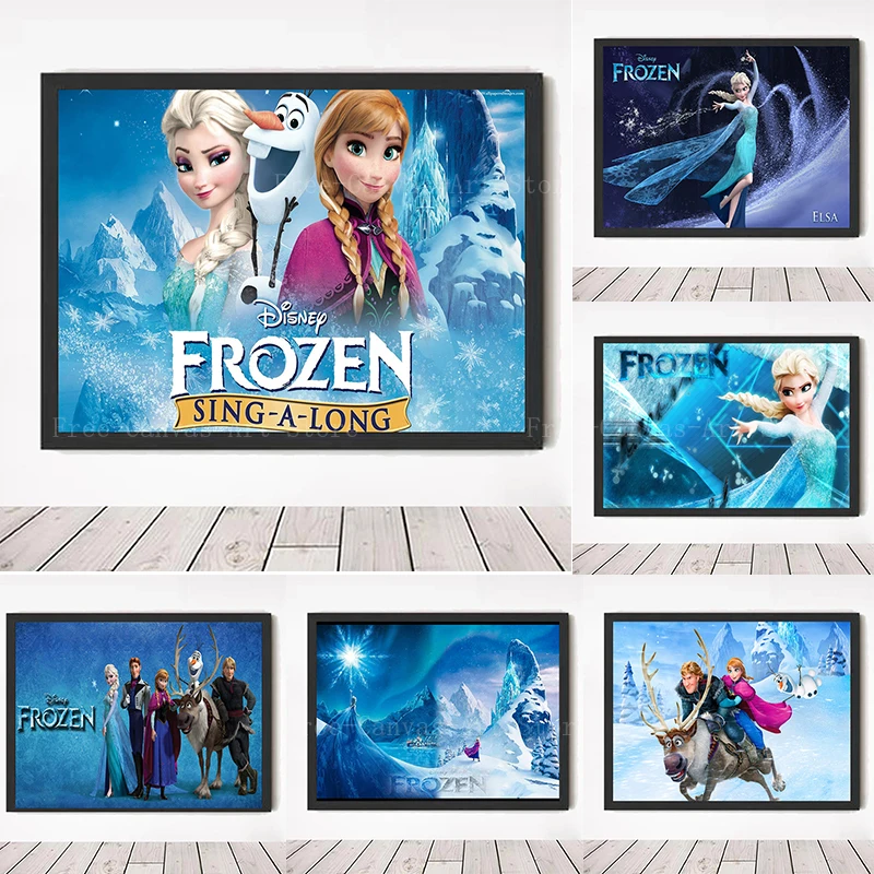 Disney Cartoon Anime Frozen Anna Elsa Posters Canvas Painting Wall Art Prints Wall Pictures For Home Living Room Decor
Disney Cartoon Anime Frozen Anna Elsa Posters Canvas Painting Wall Art Prints Wall Pictures For Home Living Room Decor