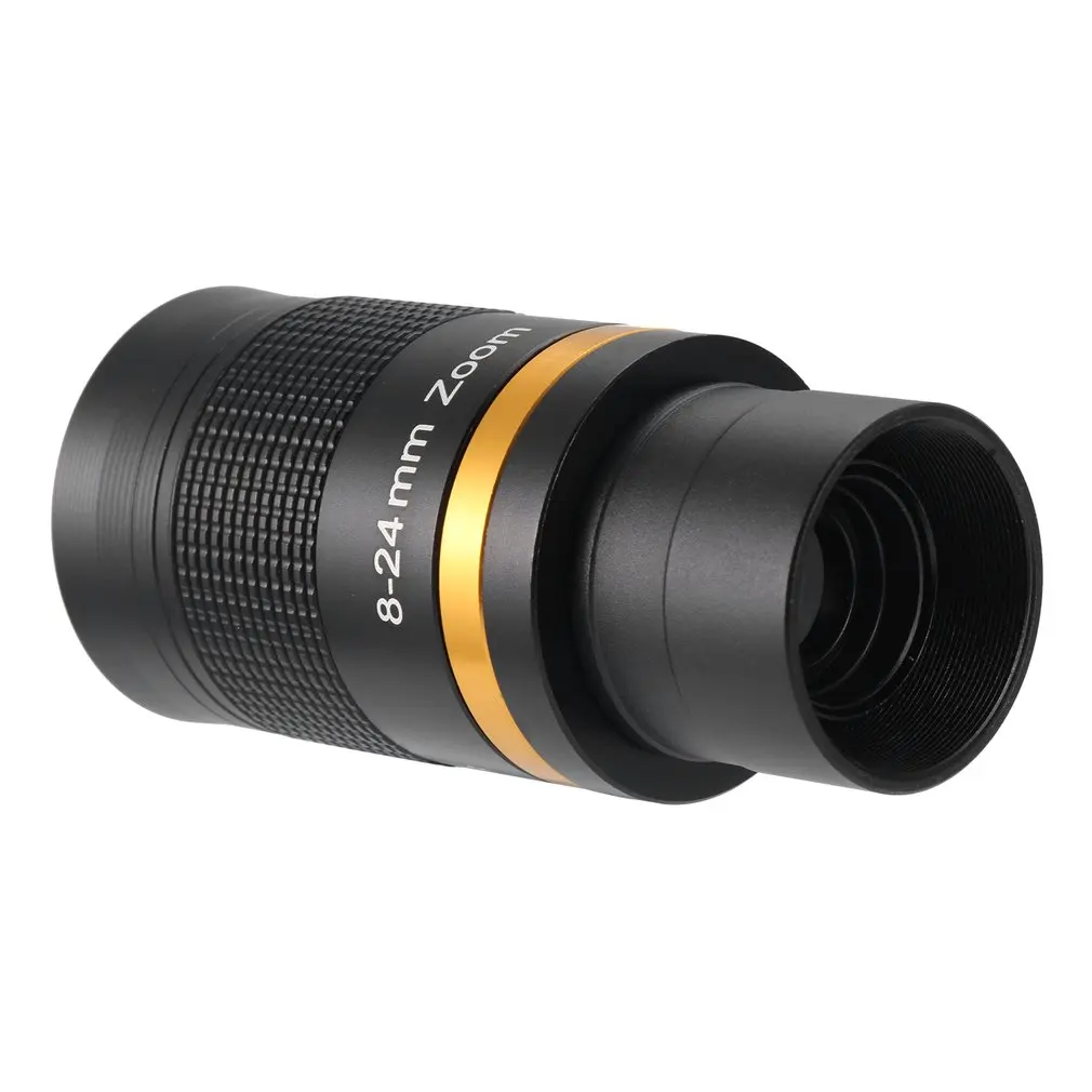 Telescope Accessories 8-24mm Zoom Eyepiece Full Metal Continuous Zoom Broadband Green Film with Optical Glass Zoom Lens Manual
Telescope Accessories 8-24mm Zoom Eyepiece Full Metal Continuous Zoom Broadband Green Film with Optical Glass Zoom Lens Manual