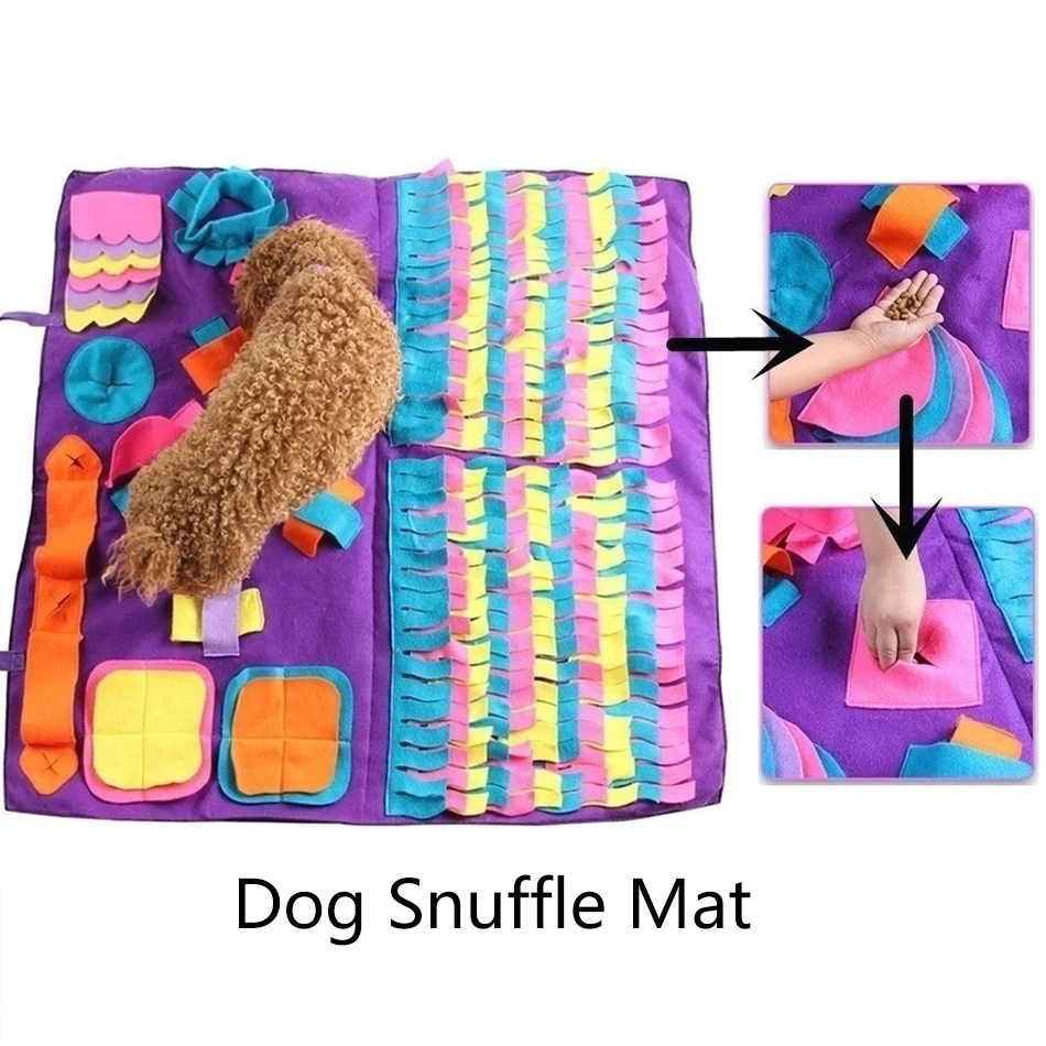Olfactory Dog Snuffle Mat Toy Play Game Nose Pad Snuffelmat Hond Toy For Large Big Medium Small Dog Blanket Sniffing Pet Toy
Olfactory Dog Snuffle Mat Toy Play Game Nose Pad Snuffelmat Hond Toy For Large Big Medium Small Dog Blanket Sniffing Pet Toy