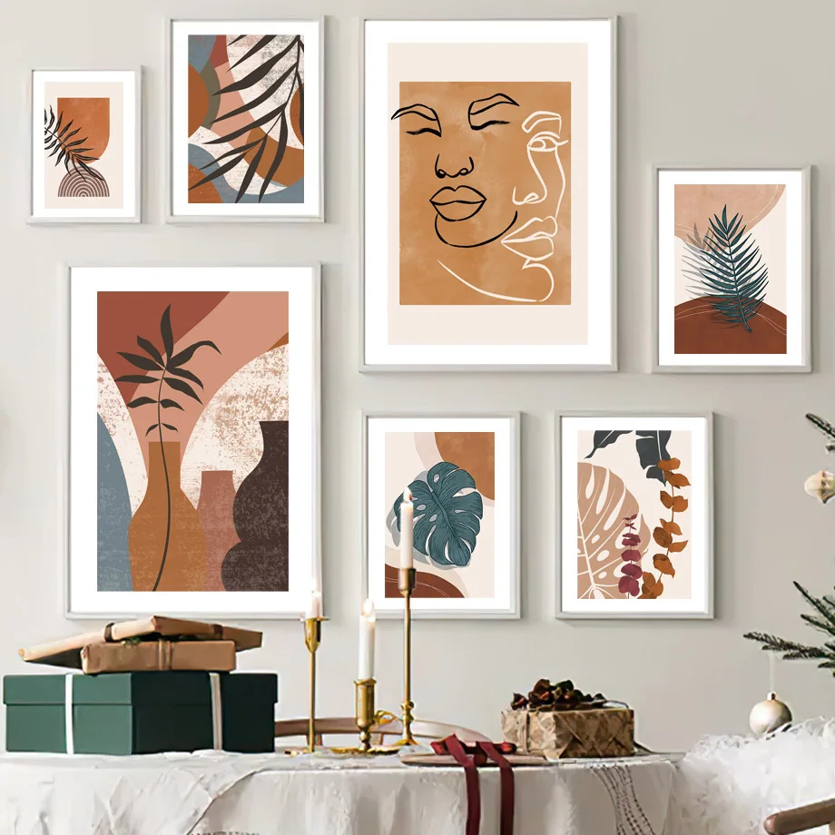 Abstract Boho Palm Leaves Vase Sun Lines Face Wall Art Canvas Painting Nordic Posters And Prints Pictures For Living Room Decor
Abstract Boho Palm Leaves Vase Sun Lines Face Wall Art Canvas Painting Nordic Posters And Prints Pictures For Living Room Decor