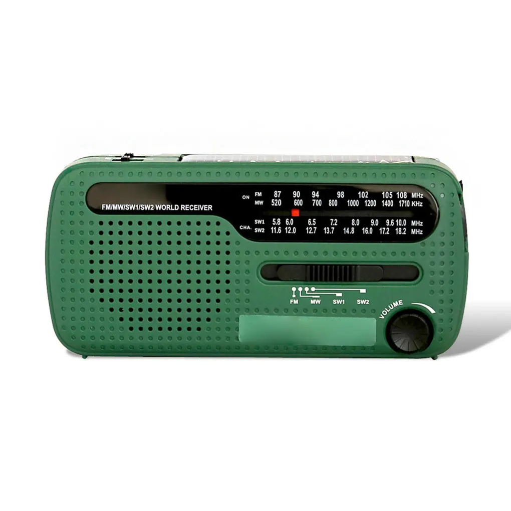 

Emergency Radio FM AM Radios Vintage Retrospective Dynamo Radiogram of All Wave Home Appliance for Indoor Outdoor Recreation