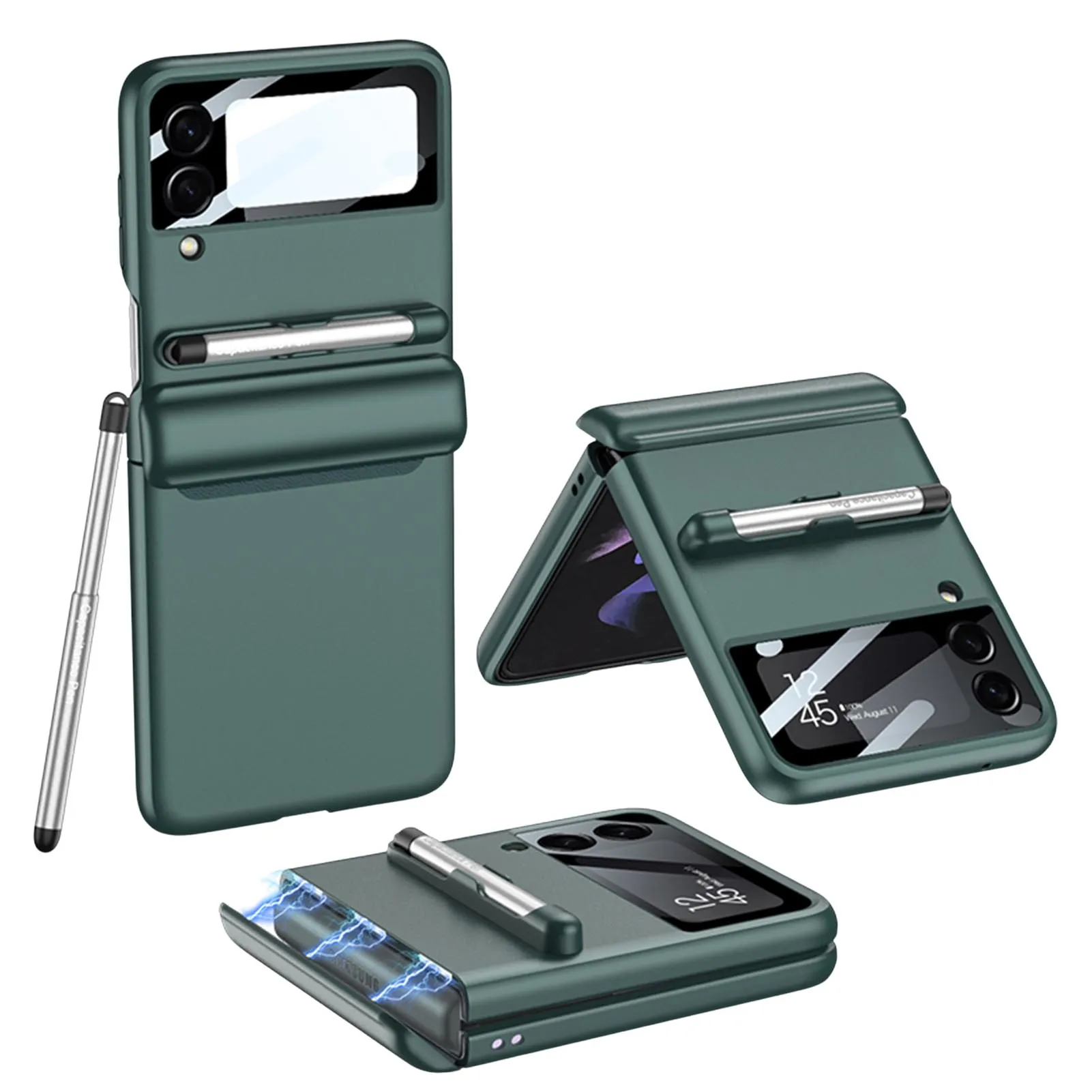 For Samsung Galaxy ZFlip3 Pen Slot Design Personalized Phone Case Provide 360 Degree Comprehensive Protection
For Samsung Galaxy ZFlip3 Pen Slot Design Personalized Phone Case Provide 360 Degree Comprehensive Protection