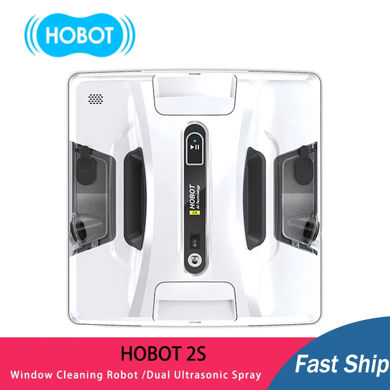 2022 HOBOT-2S Window Cleaning Robot with Dual Ultrasonic Water Spray and Control Via Smartphone or Remote Window Cleaner Robot
2022 HOBOT-2S Window Cleaning Robot with Dual Ultrasonic Water Spray and Control Via Smartphone or Remote Window Cleaner Robot