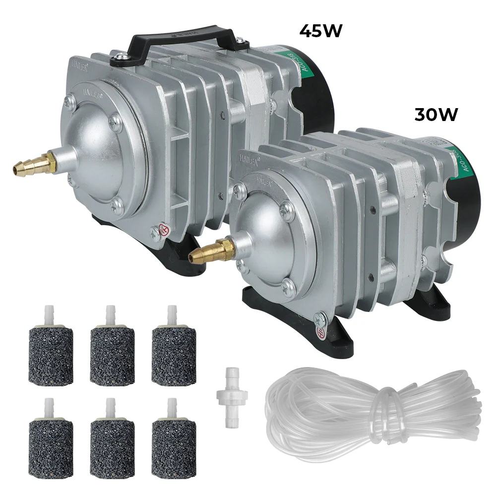 Aquarium Air Pump For Pond Electromagnetic Air Compressor Pump 35W 45W ACO-308 ACO-318 EU Plug Air Aerator Pump
Aquarium Air Pump For Pond Electromagnetic Air Compressor Pump 35W 45W ACO-308 ACO-318 EU Plug Air Aerator Pump