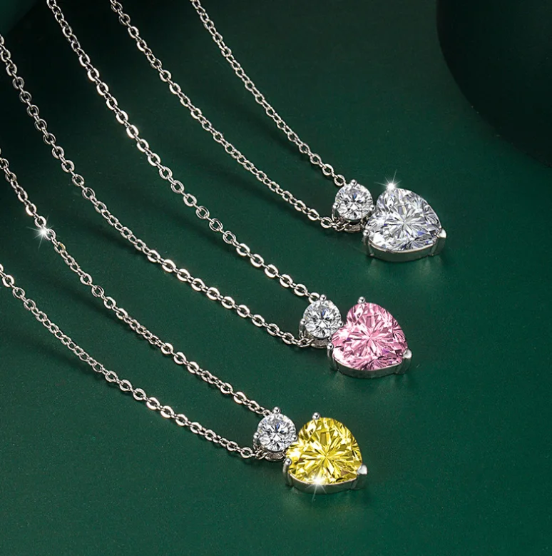 ANGLANG Luxury Heart Pendant Necklace Bridal Wedding Shiny CZ Stone Romantic Gift Elegant Fashion Necklace Jewelry for Women
ANGLANG Luxury Heart Pendant Necklace Bridal Wedding Shiny CZ Stone Romantic Gift Elegant Fashion Necklace Jewelry for Women
